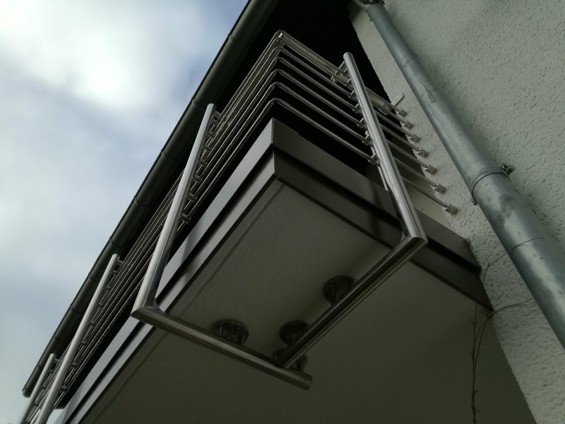 Balkongeländer Edelstahl