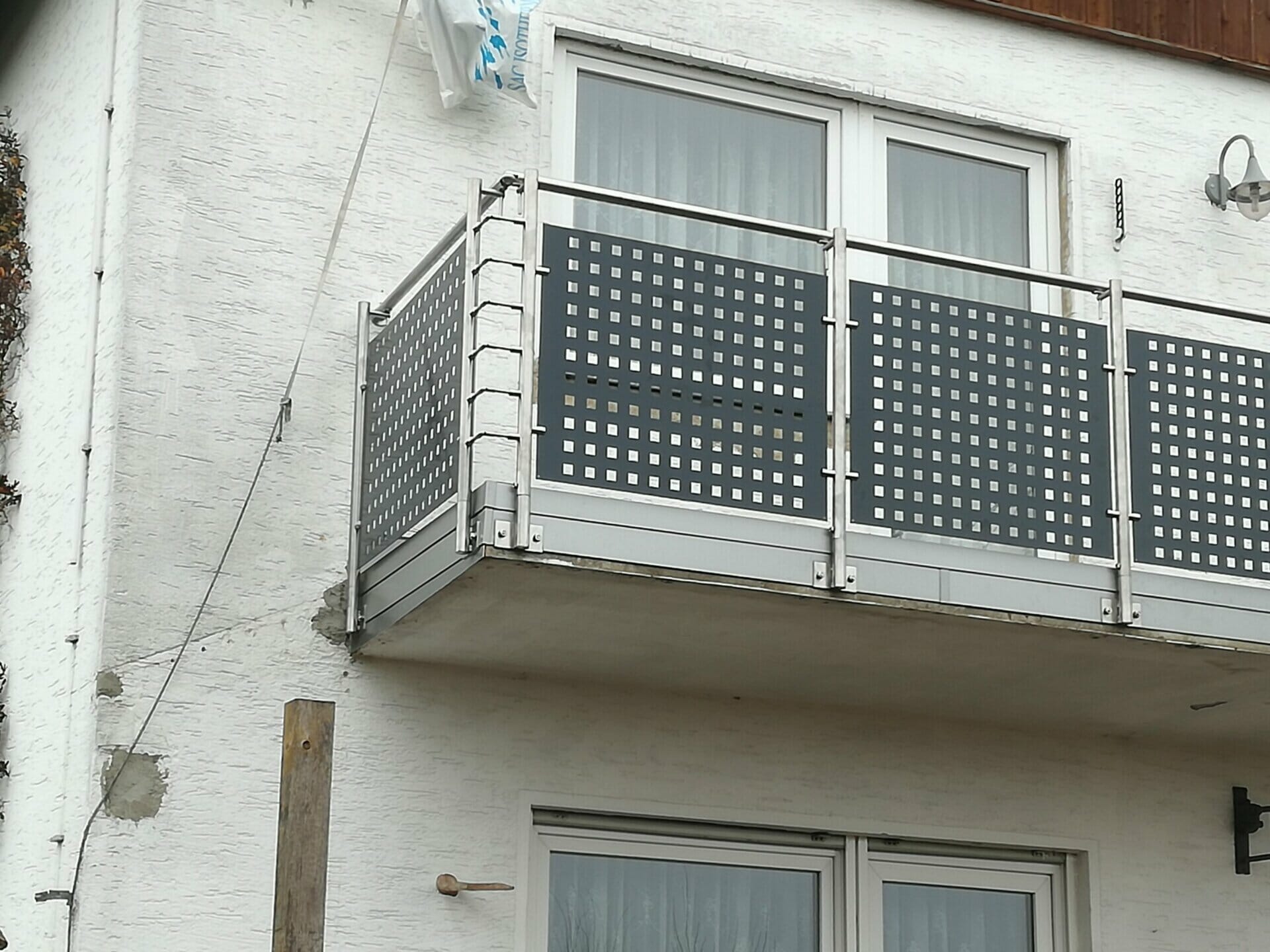 Balkon Edelstahlgeländer